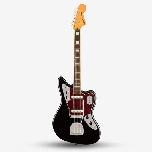 Squier Classic Vibe 70s Jaguar Electric Guitar, Laurel FB - Black