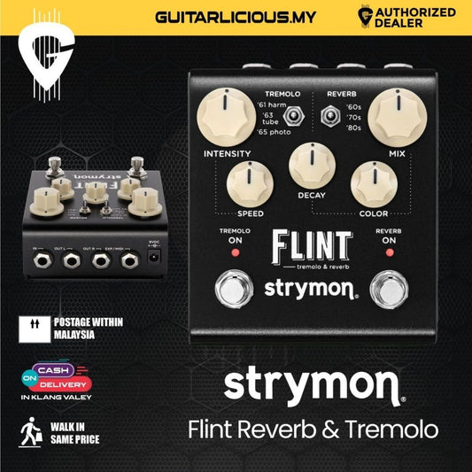 Strymon Flint Reverb & Tremolo Guitar Effects Pedal