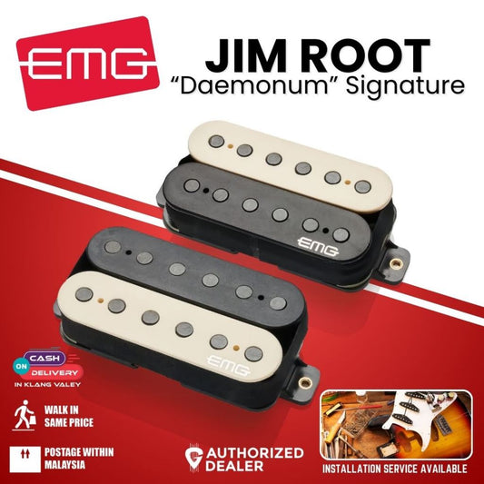 EMG JR "Daemonum" Set Jim Root Signature Humbucker Pickup Set - Zebra