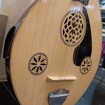 Traditional 12 String Gambus / Oud with Padded Bag (Made in Indonesia)