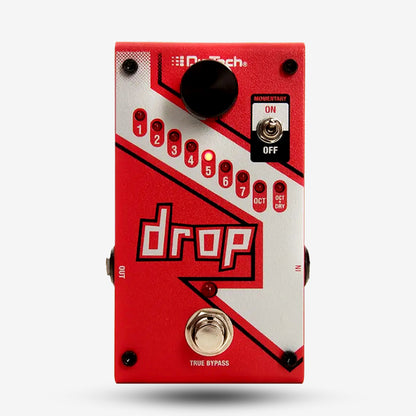 Digitech The Drop-V-02 Polyphonic Drop-Tune Guitar Effects Pedal ( Drop-V-02 )