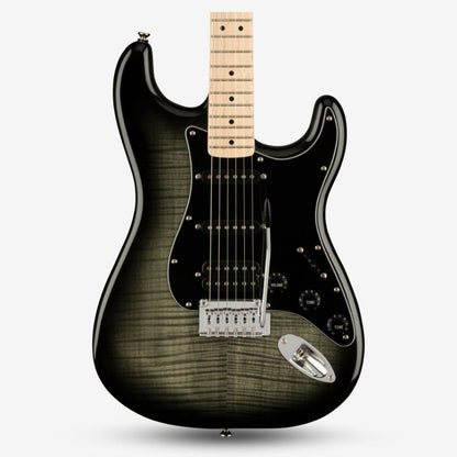 Squier Affinity Series HSS Stratocaster FMT Electric Guitar, Maple FB - Black Burst