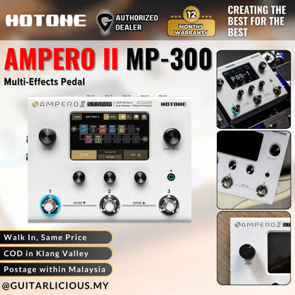 Hotone MP-300 Ampero II Stomp Multieffects Pedal