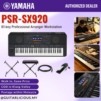 Yamaha PSR-SX920 61-key Professional Arranger Workstation