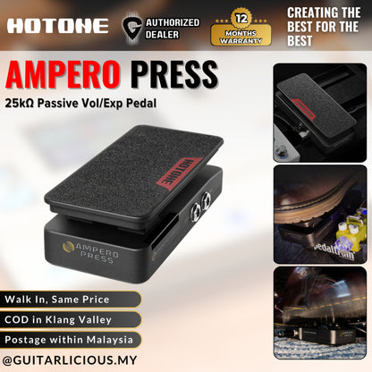 Hotone 25k Version Ampero Press Passive Volume / Expression Pedal