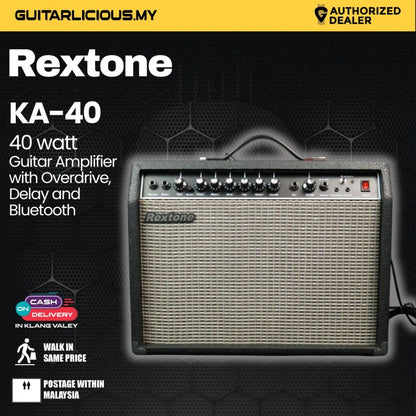 Rextone Guitar Amplifier with Overdrive / KA-15 15watt , KA-40 40watt, KA-60 60watt with Delay