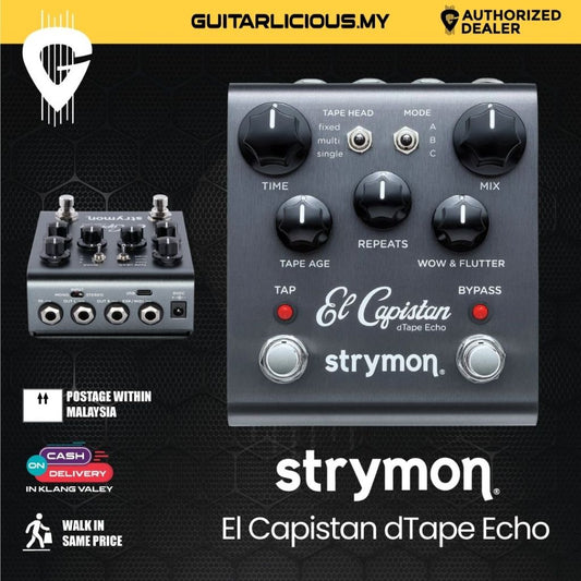 Strymon El Capistan dTape Echo Guitar Effects Pedal