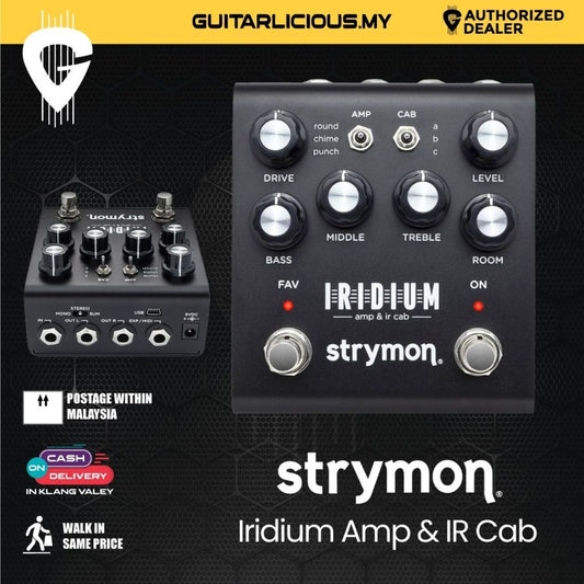 Strymon Iridium Amp & IR Cab Guitar Effects Pedal