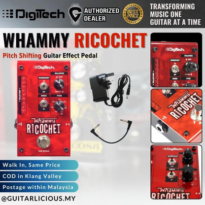 DigiTech Whammy Ricochet Guitar Effects Pedal ( Whammy-Ricochet )