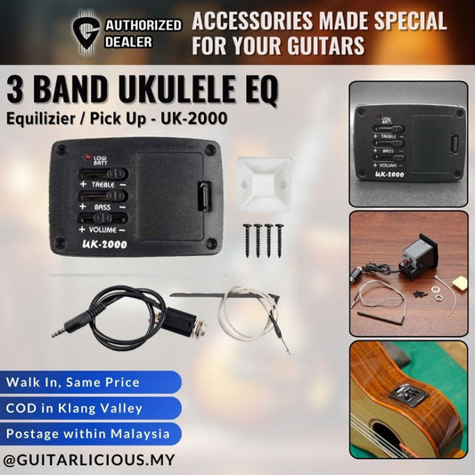 3 Band Ukulele Equilizier / Pick Up (UK-2000)