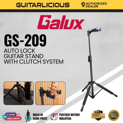 Galux GS-209 Auto Lock Guitar Stand with Clutch System