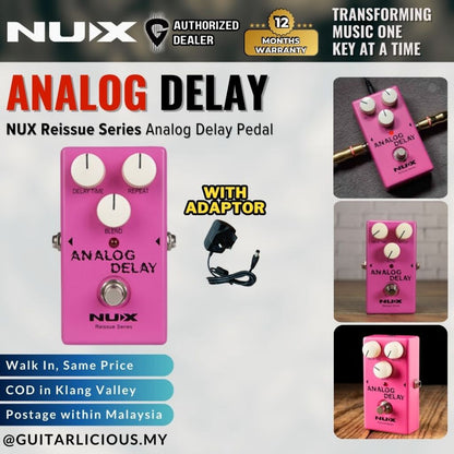 NUX Reissue Series Analog Delay Pedal