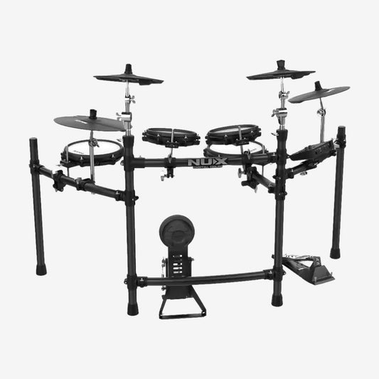 Nux DM-310 Full Set Digital Electronic Drum with Bluetooth and Dual Mesh Head (DM310)