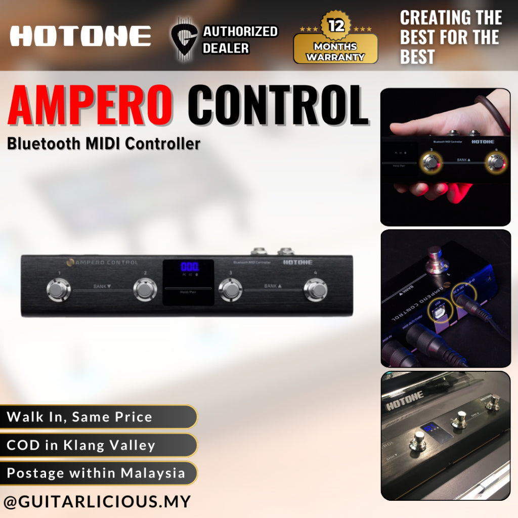 Hotone Ampero Control Midi Controller – GUITARLICIOUS Malaysia