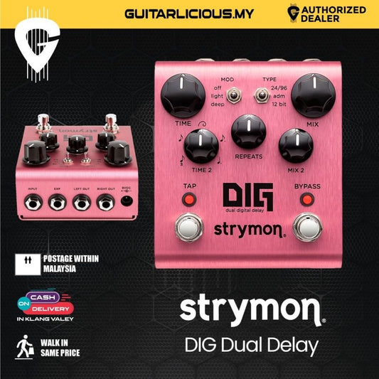 Strymon DIG Dual Delay Guitar Effects Pedal