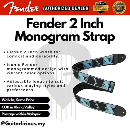 Fender 2 Inch Monogrammed Strap