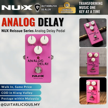 NUX Reissue Series Analog Delay Pedal