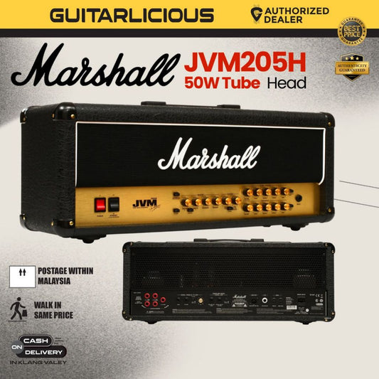 Marshall JVM205H 50W Tube Guitar Amp Head