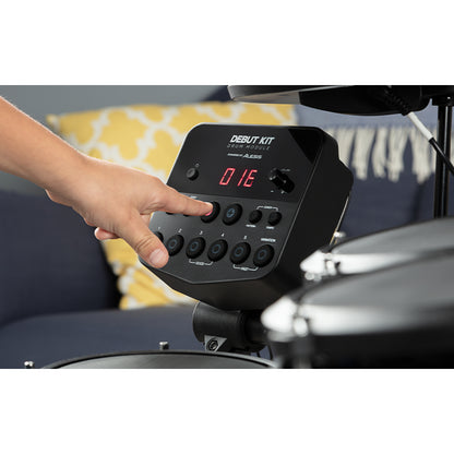 Alesis Debut Electronic Drum Kit - Kids Drum Set with Drum Stool, Drumsticks and Headphones