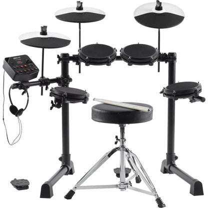 Alesis Debut Electronic Drum Kit - Kids Drum Set with Drum Stool, Drumsticks and Headphones