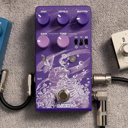 Klowra Gnash Dual-Channel Analog Distortion Guitar Effects Pedal -  KBS-11