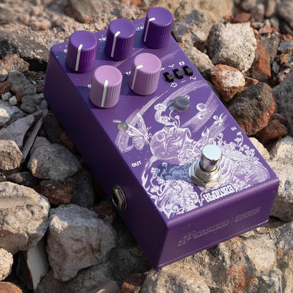 Klowra Gnash Dual-Channel Analog Distortion Guitar Effects Pedal -  KBS-11