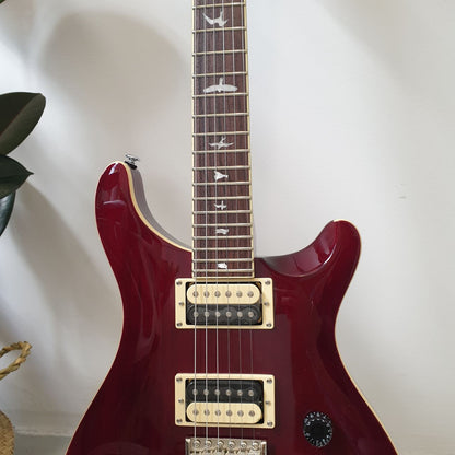 PRS SE Standard 24 Electric Guitar with Bag, Vintage Cherry ( Standard24 / Standard-24 )