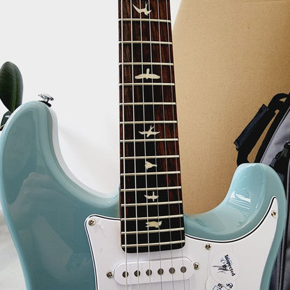 PRS SE John Mayer Signature Series Silver Sky Electric Guitar, Stone Blue (P13-109639-2J-J2R2J)