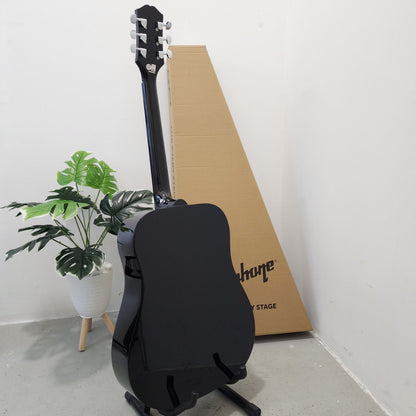 EPIPHONE Starling 41 inch Dreadnought Acoustic Guitar - Ebony Black ( STAR-EB-CH1 / EB )