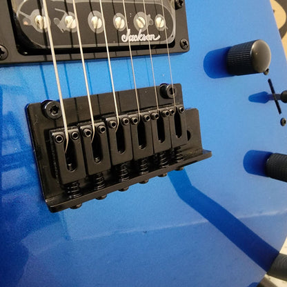 JACKSON JS Series Dinky JS12 Double Humbucker (HH) Electric Guitar, Amaranth FB, Metallic Blue (JS-12 / JS 12)