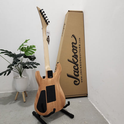 Jackson JS Series Dinky Archtop JS32 DKA Humbucker (HH) Floyd Rose Electric Guitar, Amaranth FB - Natural Oil