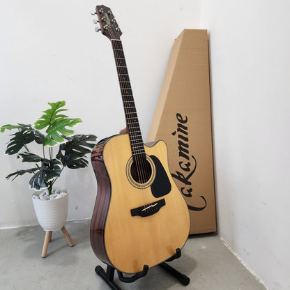 TAKAMINE GD30CE Solid Spruce Top, Mahogany Back & Side, Dreadnought Cutaway Acoustic-Electric,TP4TD EQ - NATURAL