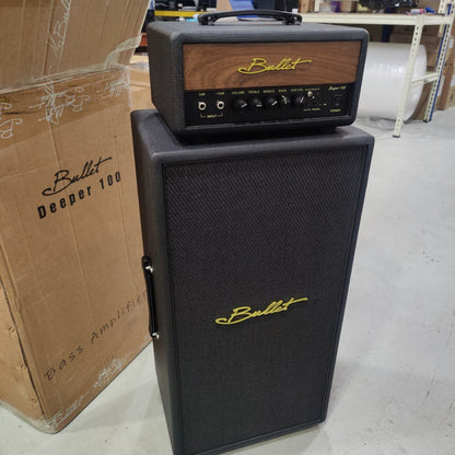 Bullet Cabinet and Head Bass Amplifier Deeper 100 watt with Bluetooth