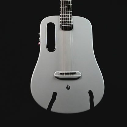 Lava Me Air 36″ Mini Carbon Acoustic-Electric Guitar Semi acoustic guitar with EQ - Silver ( Lava Me Air-SV )