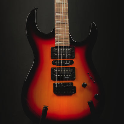 SQOE SEIB-370 Soloist Body HSH Electric Guitar with Rosewood Fretboard ( SEIB370 / SEIB / SEIB 370 )