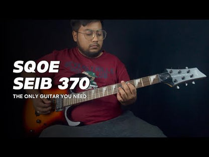 SQOE SEIB-370 Soloist Body HSH Electric Guitar with Rosewood Fretboard ( SEIB370 / SEIB / SEIB 370 )