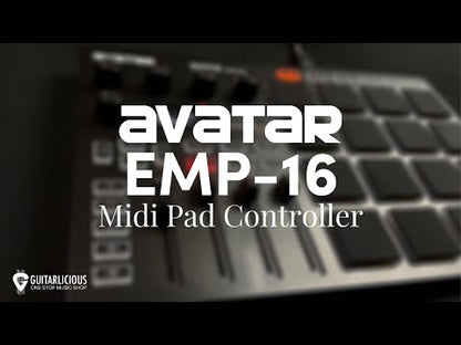 Avatar EMP-16, 16 Step Sequencer MIDI Pad Controller DJ Music Editing ( HXW / EMP16 / EMP 16 )