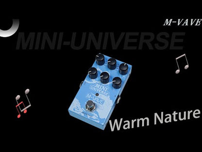 M-VAVE Mini Universe Digital Reverb Pedal 9 Reverb Effects Room/Shimmer/Lofi/Spring Reveb Effect Pedals