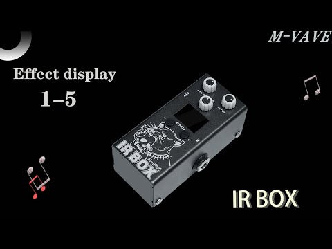 ir cab sim pedal M-vave IR Box Pedal 32 Presets 24bit,IR Cab Impulse Response Cabinets – GUITARLICIOUS