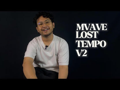 M-Vave Lost Tempo V2 Drum Machines & Looper Pedal Built-in 30 Drums 11 Mins Recording Time & High Precision Tuner