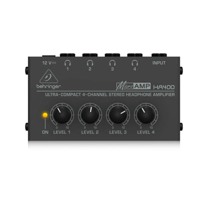 Behringer MicroAMP HA400 4-Channel Headphone Amplifier ( HA-400 /  HA 400 )