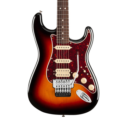 Fender Player II Modified Stratocaster HSS Floyd Rose Electric Guitar, RW FB, 3 Tone Sunburst