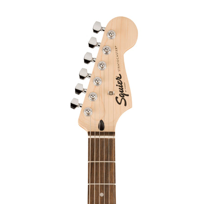 Squier Sonic Stratocaster Electric Guitar w/White Pickguard, Laurel FB, Sienna Sunburst