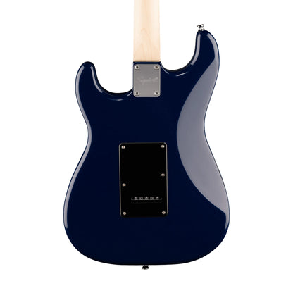 Squier Sonic Stratocaster HSS Electric Guitar w/Black Pickguard, Maple FB, Midnight Blue