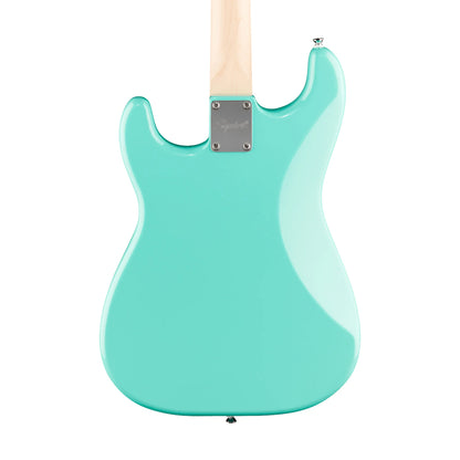 Squier Sonic Stratocaster HT Electric Guitar w/White Pickguard, Maple FB, Sea Foam Green
