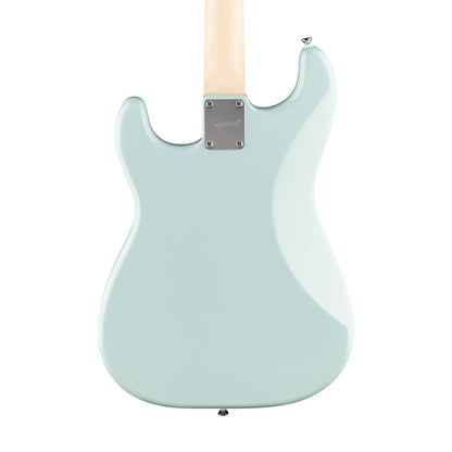 Squier Sonic Stratocaster HT H Electric Guitar w/White Pickguard, Maple FB, Sonic Blue