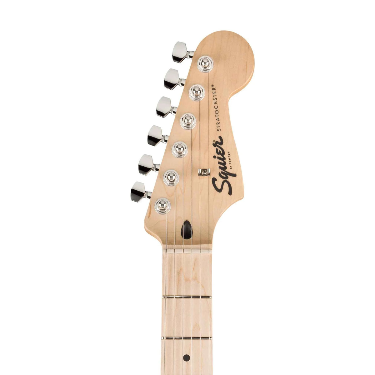 Squier Sonic Stratocaster HT H Electric Guitar w/White Pickguard, Maple FB, Sonic Blue