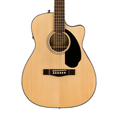 Fender CC-60SCE Concert Acoustic Guitar, Walnut FB - Natural