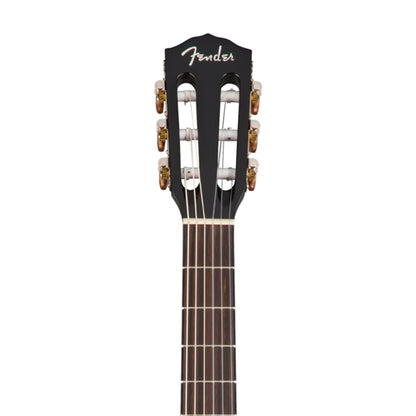 Fender CN-140SCE Nylon Classical Guitar w/Case, Walnut FB - Black