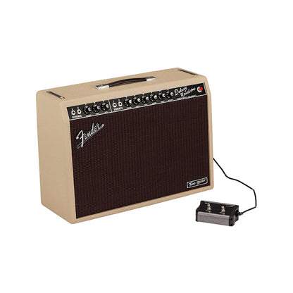 Fender Tone Master Deluxe Reverb Guitar Amplifier, Blonde, 230V UK